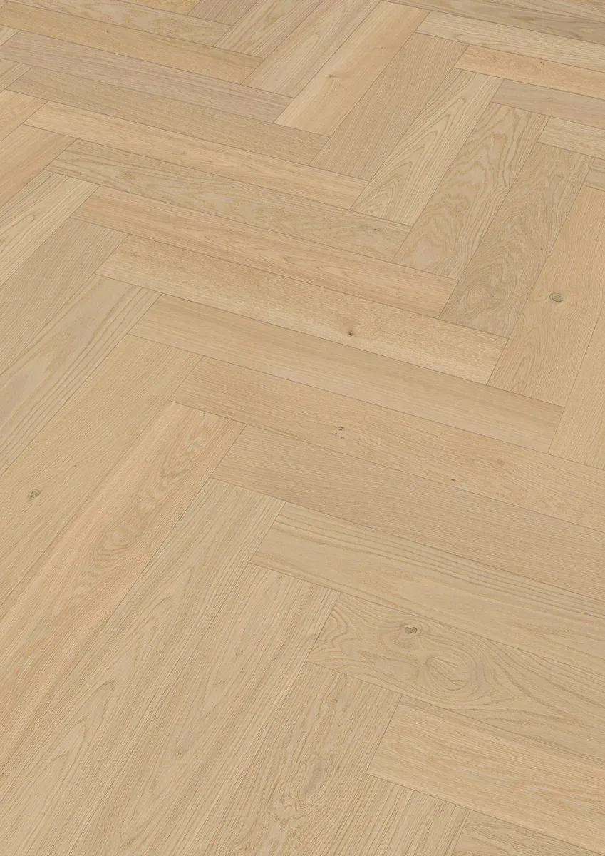 Floer Hybride Hout Visgraat – Crème Eiken (Uitlopend)