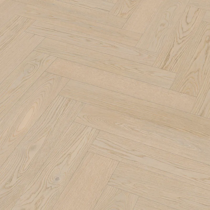 Floer Hybride Hout Visgraat – Wit Eiken (Uitlopend)