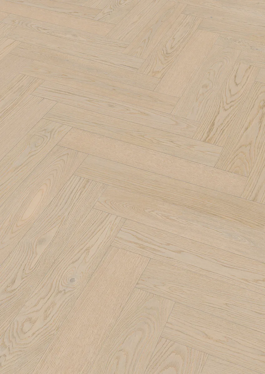 Floer Hybride Hout Visgraat – Wit Eiken (Uitlopend)