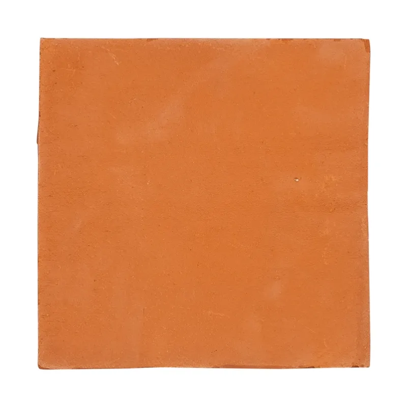 Floer Terracotta Roja Tegel – Vierkant XL Handgemaakt