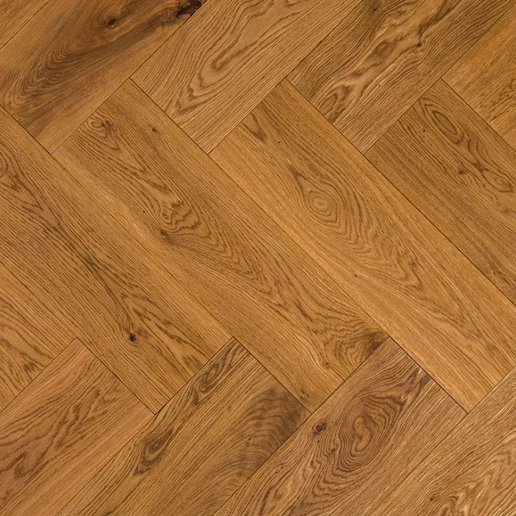 Visgraat Parket Rustiek Eiken Multiplank – Enkel Gerookt & Geolied