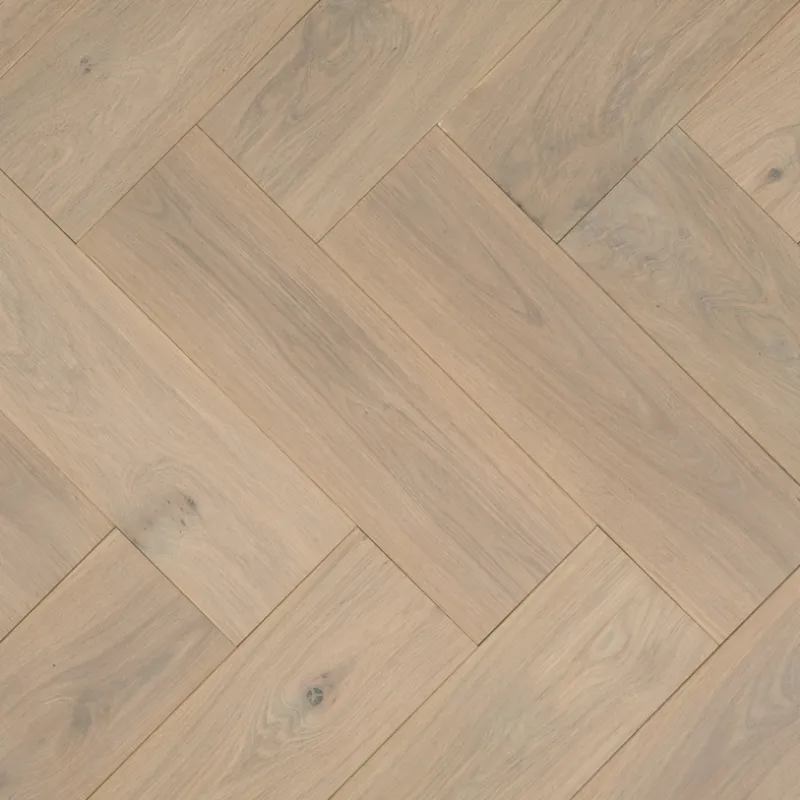 Visgraat Parket Rustiek Eiken Multiplank – Enkel Gerookt & Wit Geolied