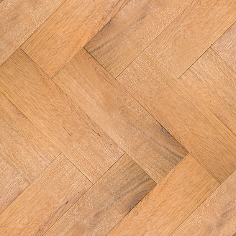 Visgraat Parket Rustiek Eiken Multiplank – Geborsteld & Geolied